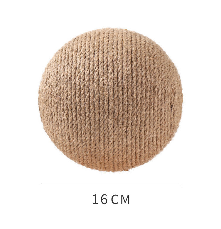 Natural Fiber Cat Scratcher Ball Toy