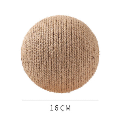 Natural Fiber Cat Scratcher Ball Toy