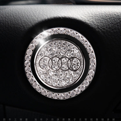 Luxury Crystal Car Starter Button Cover Ring - Befez