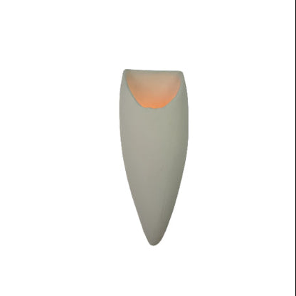Simple White Textured Wall Lamp