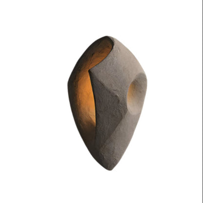 Simple White Textured Wall Lamp