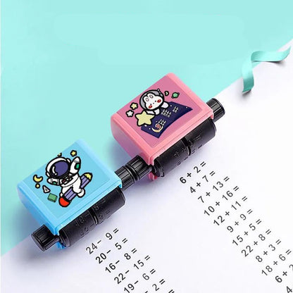 Fun Math Stamp Roller for Kids Learning