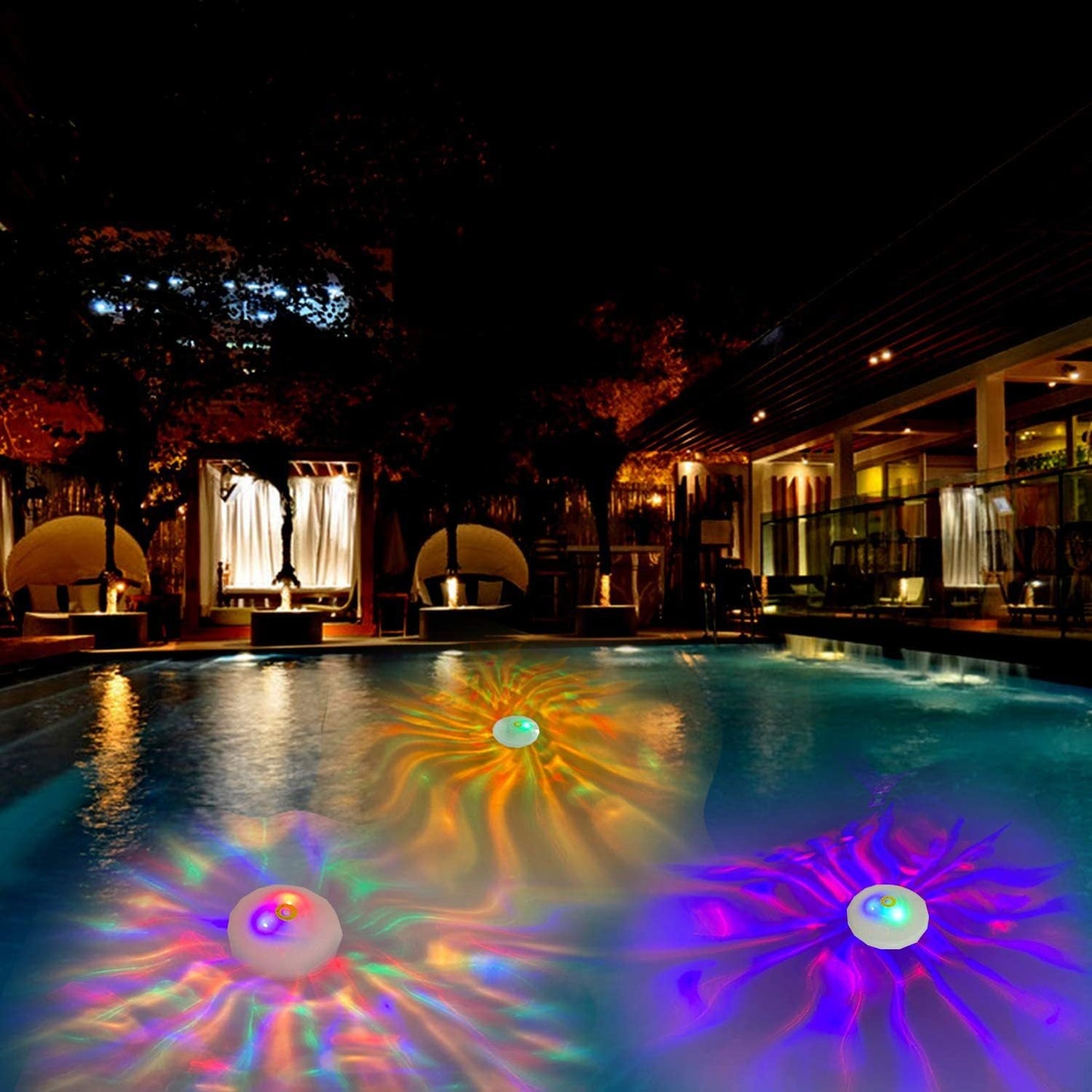 Bright Solar Powered Pool Lamp Floating Decoration