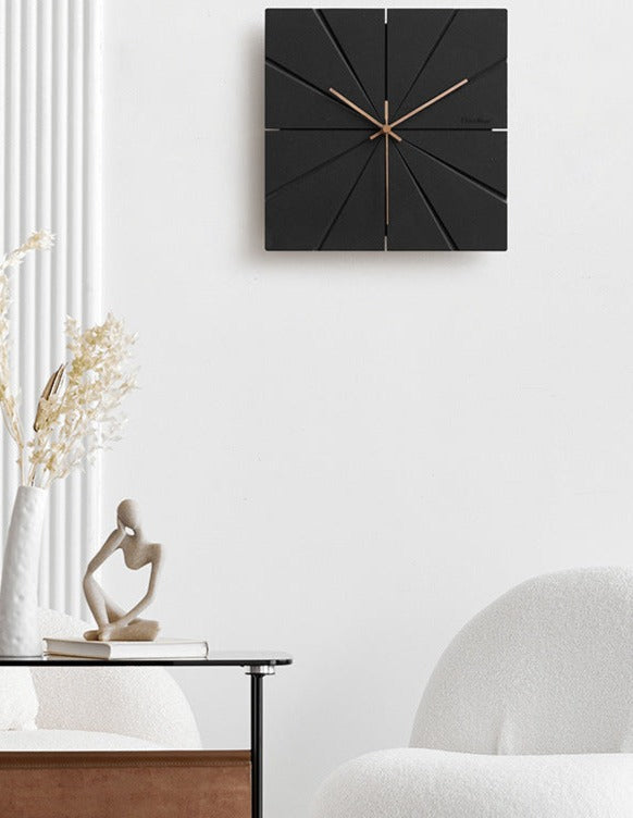 Slim Quiet Modern Wall Clock for Home Decor