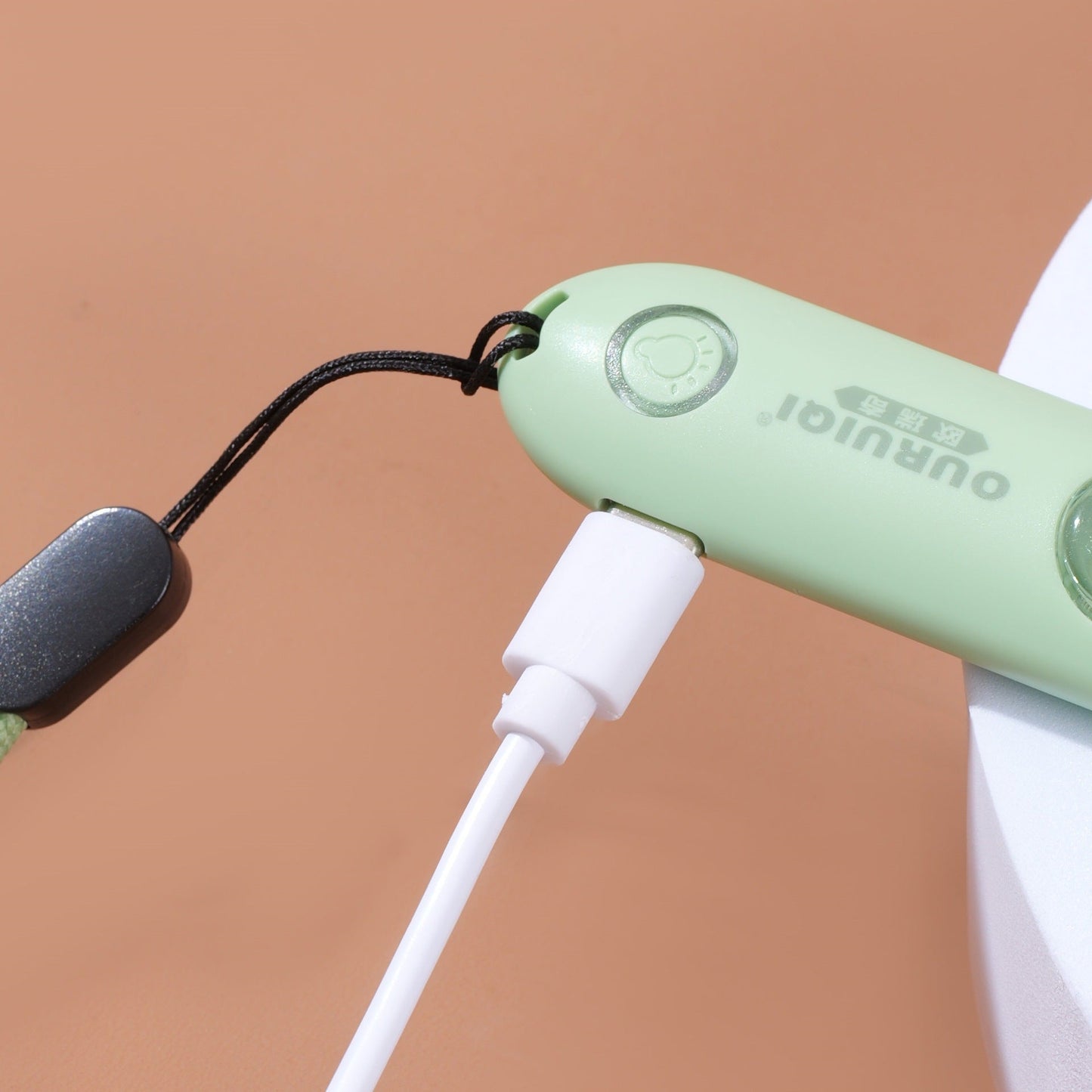 Compact Digital Thermometer with LED Screen and Wristband