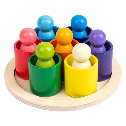 Colorful Wooden Building Blocks for Kids