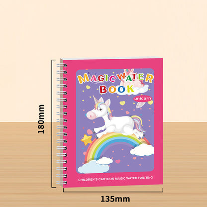 Colorful Kids Watercolor Painting Book Set