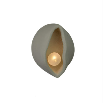 Simple White Textured Wall Lamp