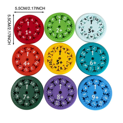 Fun Math Fidget Spinner Toy