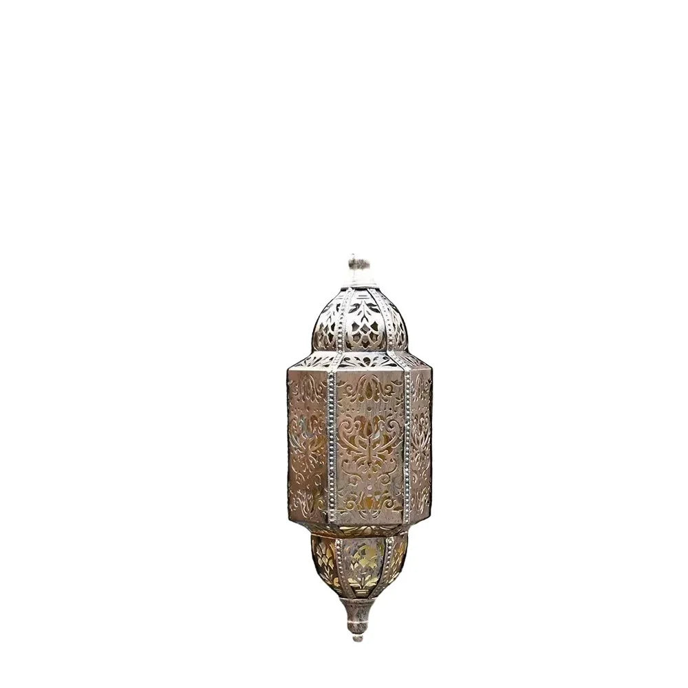 Rustic Solar Powered Hanging Lantern