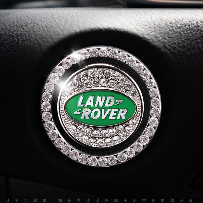 Luxury Crystal Car Starter Button Cover Ring