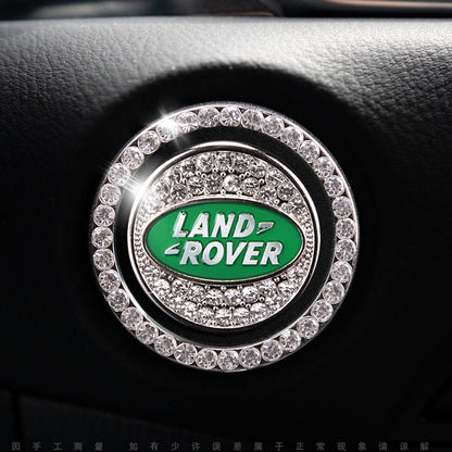 Luxury Crystal Car Starter Button Cover Ring