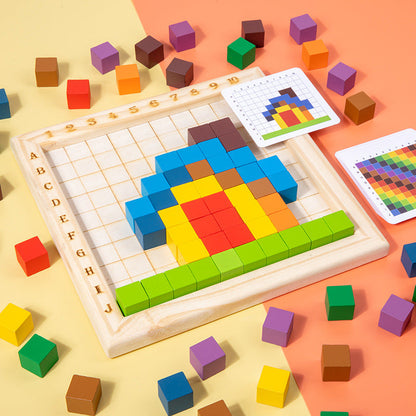 Wooden Montessori Learning Alphabet and Number Set - Befez