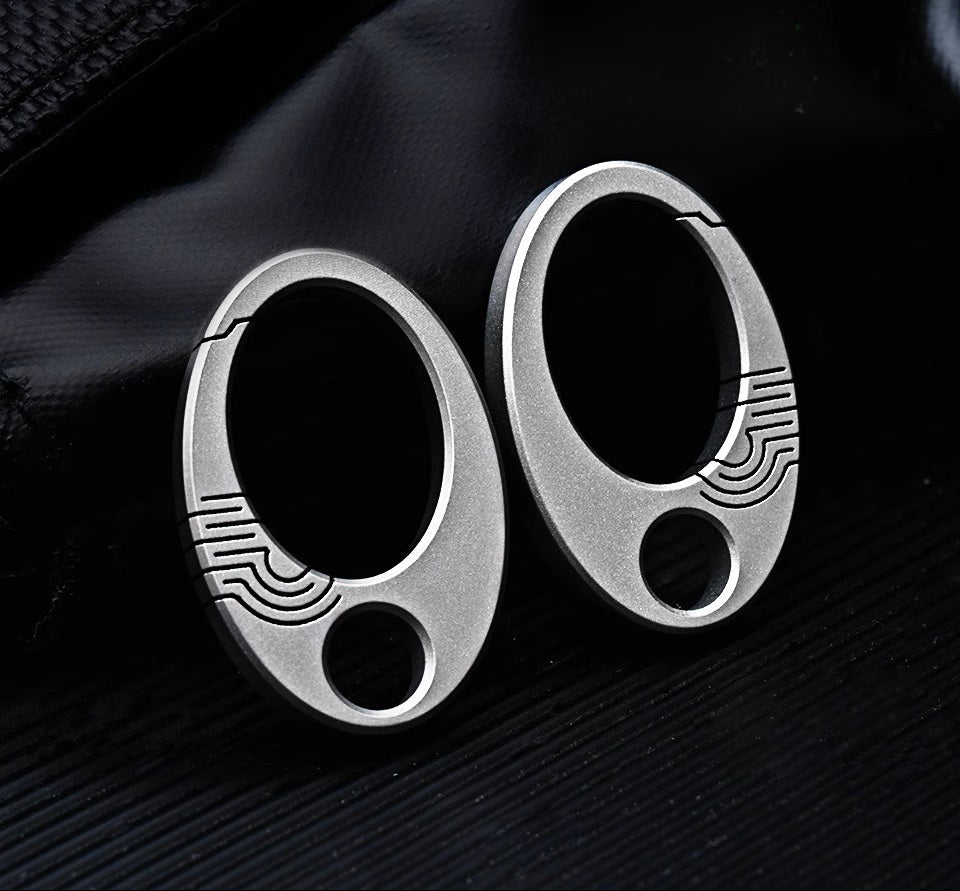 Compact Pure Titanium Keychain Tool