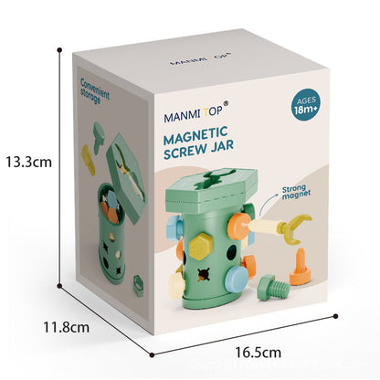 Learning Wooden Screw Toy Set