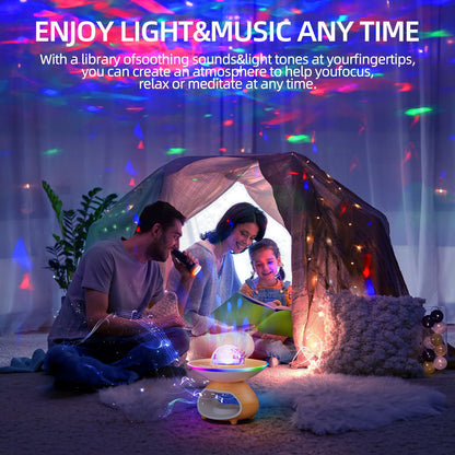 Colorful LED Wireless Charging Table Lamp