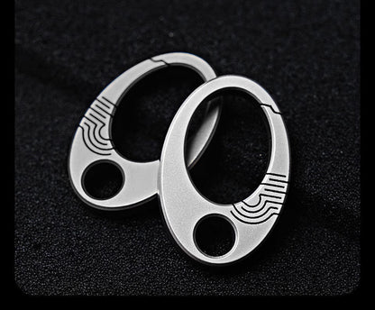 Compact Pure Titanium Keychain Tool