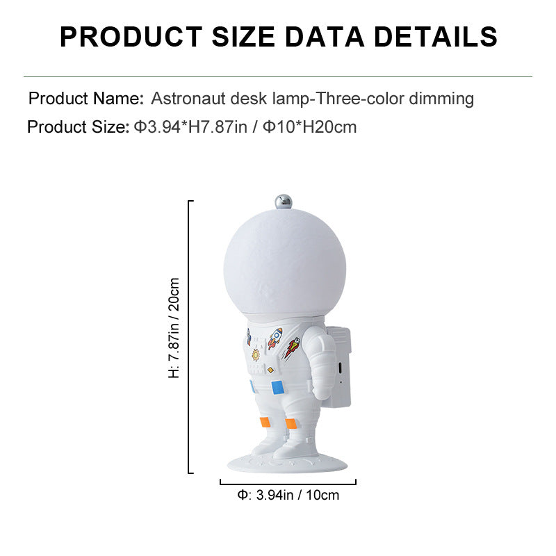 Space Theme LED Nightlight Table Lamp Home Decor Gift