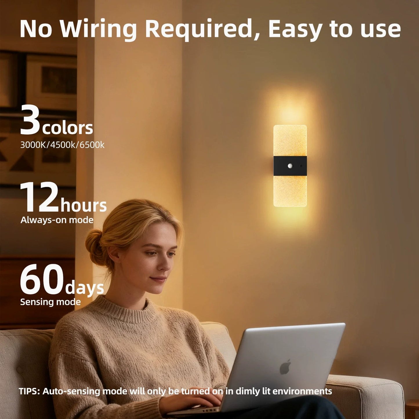 Wireless Motion Sensor Night Light Lamp