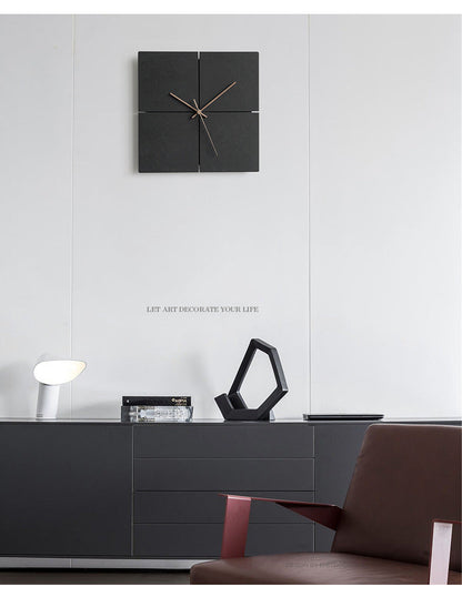 Slim Quiet Modern Wall Clock for Home Decor