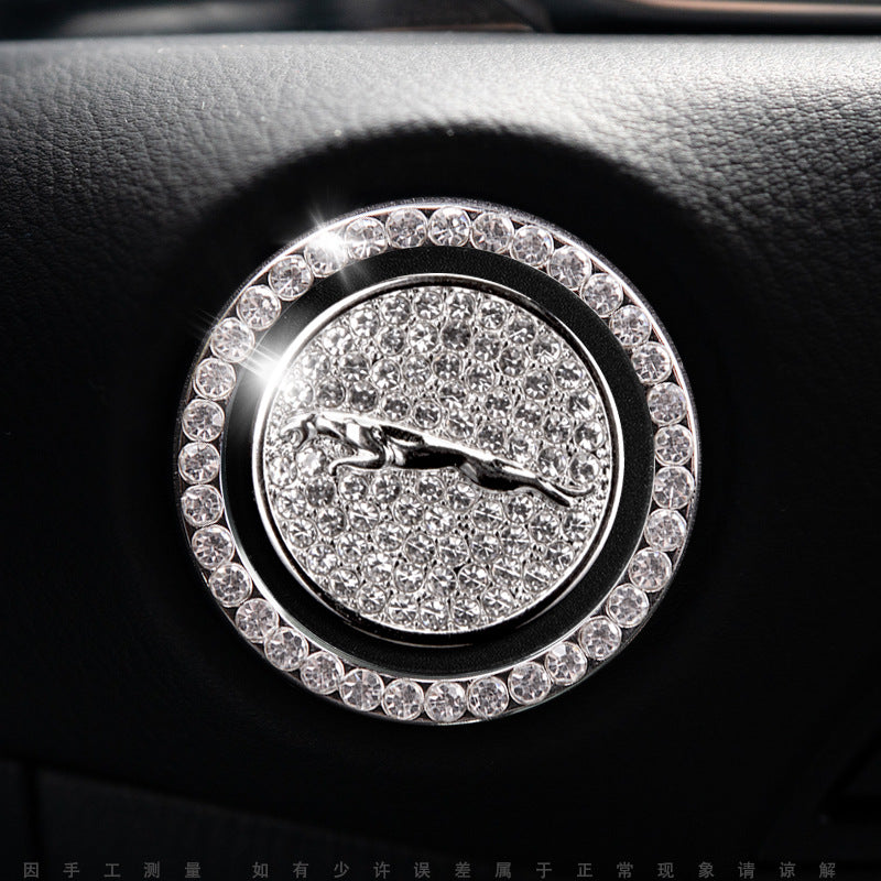 Luxury Crystal Car Starter Button Cover Ring