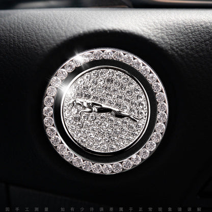 Luxury Crystal Car Starter Button Cover Ring