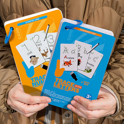 Washable Kids Alphabet Tracing Activity Book - Befez