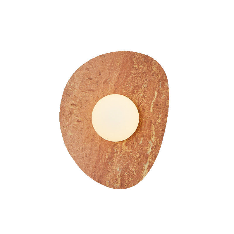 Contemporary Stone Wall Light in Nordic Style