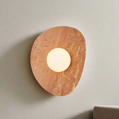 Contemporary Stone Wall Light in Nordic Style