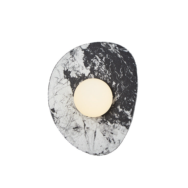Contemporary Stone Wall Light in Nordic Style