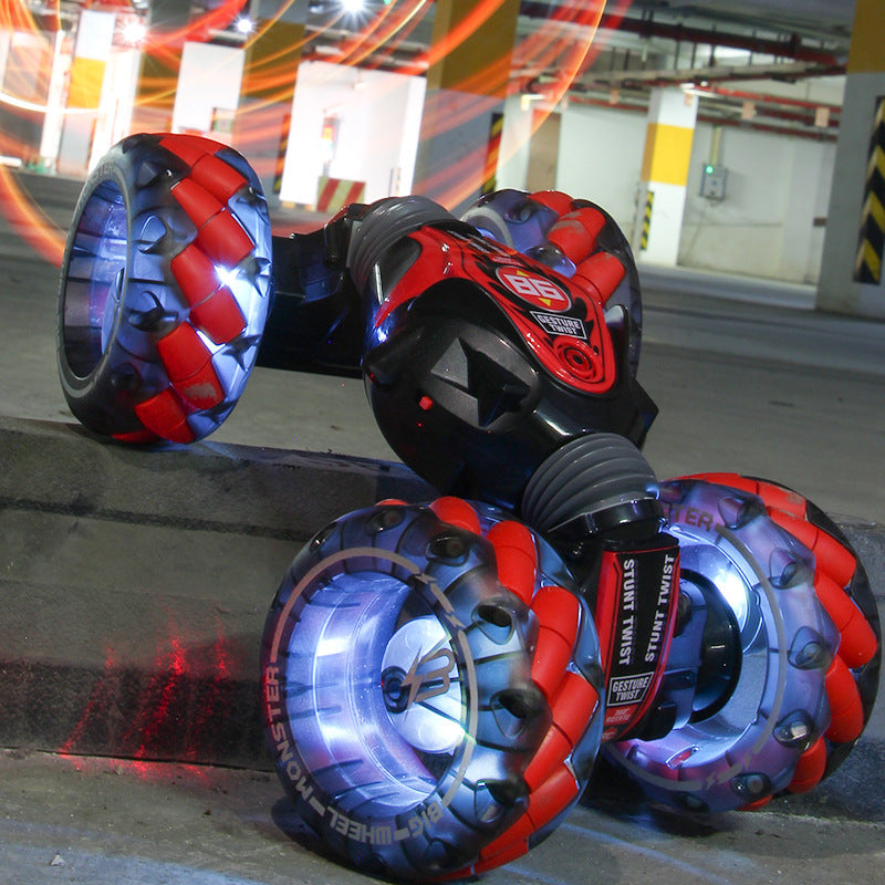 Turbo 2-in-1 RC Stunt Car with Bonus Hand Controller