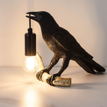 Compact Cute Bird Nightstand Table Lamp