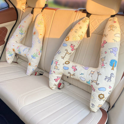Cozy Car Headrest for Kids and Adults