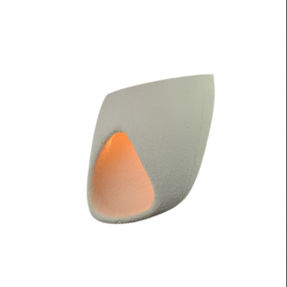 Simple White Textured Wall Lamp