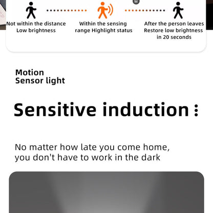 Bright LED Motion Nightlight with Portable Flashlight