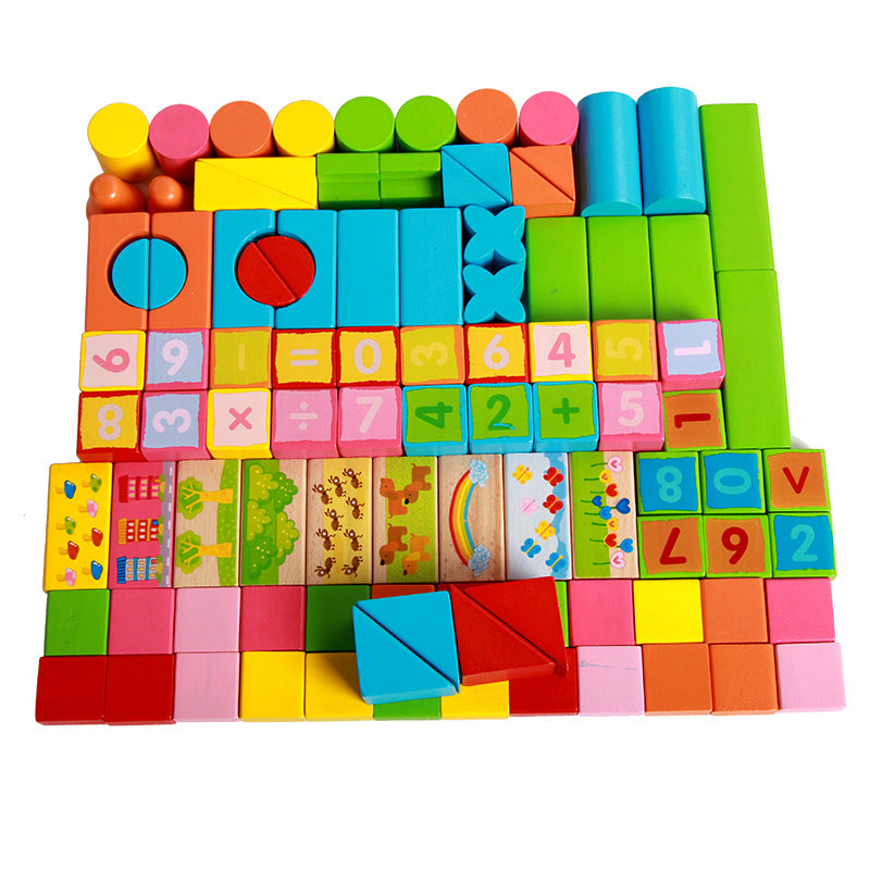 Befez | Kids Building Blocks Set with Storage Bucket