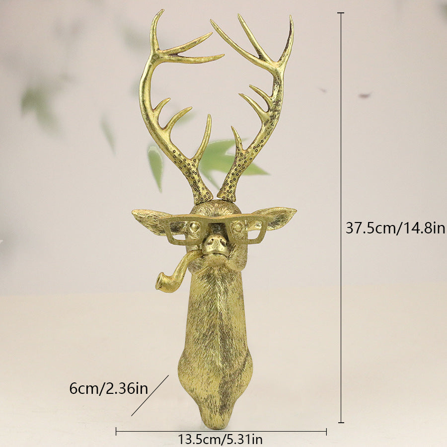 Stylish Wildlife Head Wall Decor
