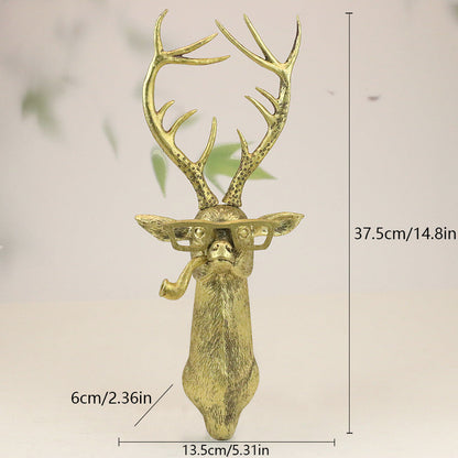 Stylish Wildlife Head Wall Decor
