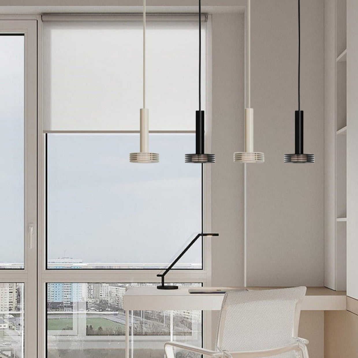 Simple Industrial Metal Hanging Lamp