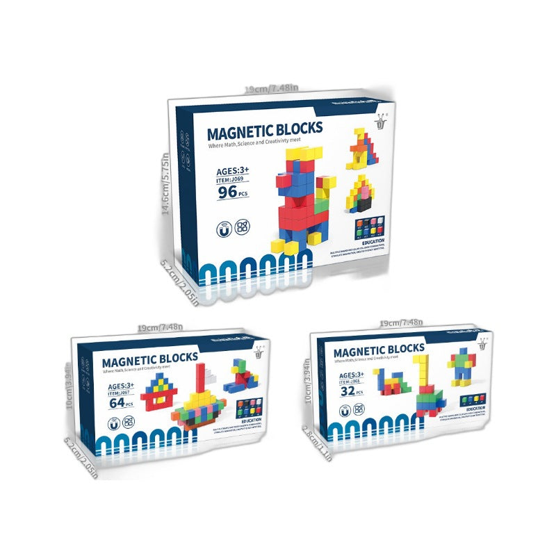Safe Educational Magnetic Blocks Toy