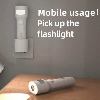 Bright LED Motion Nightlight with Portable Flashlight