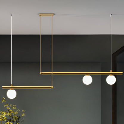 Modern Glass Linear Pendant Light