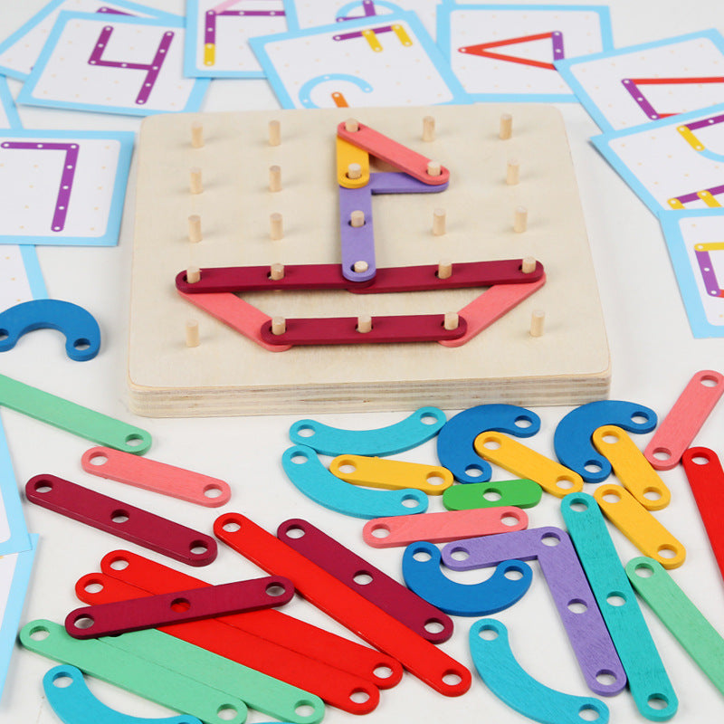 Wooden Educational Puzzle Toy Set