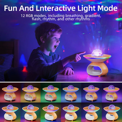 Colorful LED Wireless Charging Table Lamp