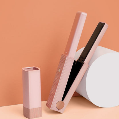Compact Travel Hair Straightener with USB Charger