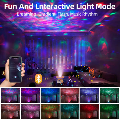 Colorful LED Wireless Charging Table Lamp