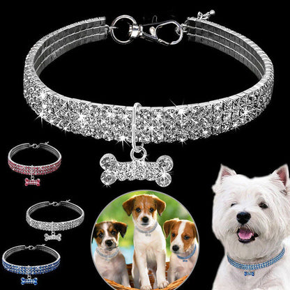 Glittery Pet Collar Sparkle