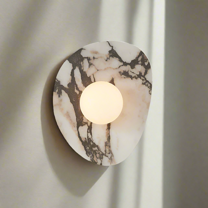 Contemporary Stone Wall Light in Nordic Style