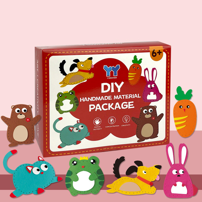 Soft Felt Animal Shapes for Crafts and Sewing