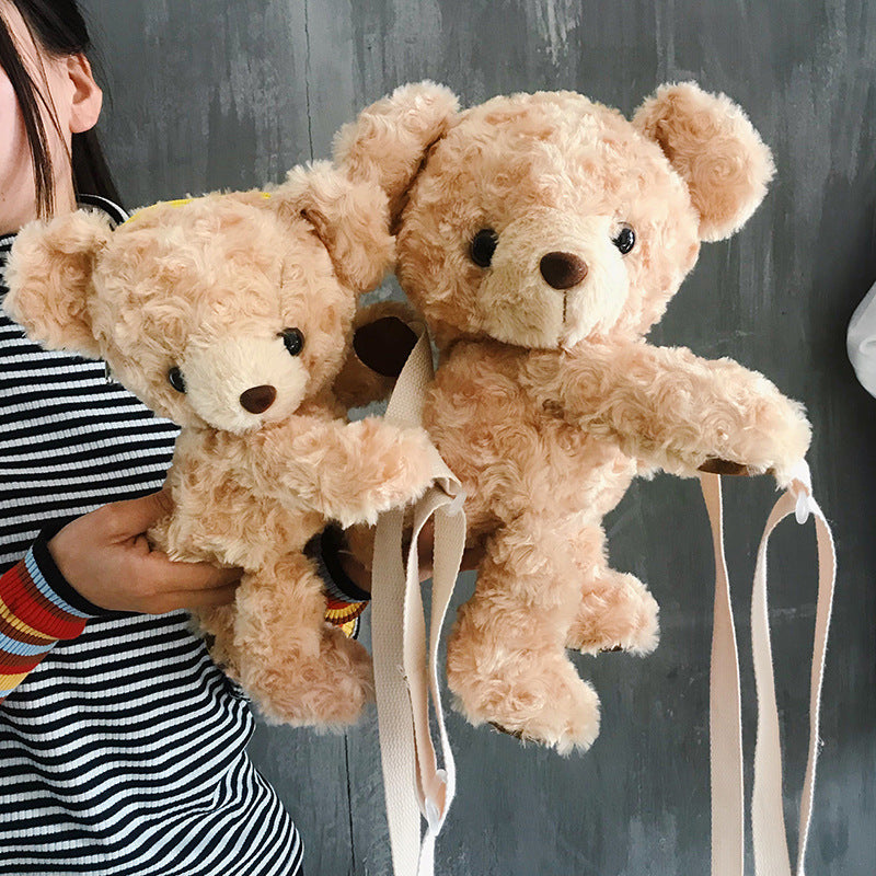 Soft Teddy Bear Backpack